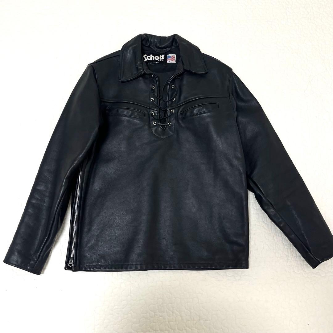 Schott 663 プルオーバー レザージャケット