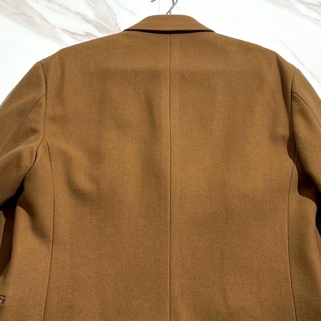 カシミヤ100% 極美品 PRADA チェスターコート キャメル XL 【201