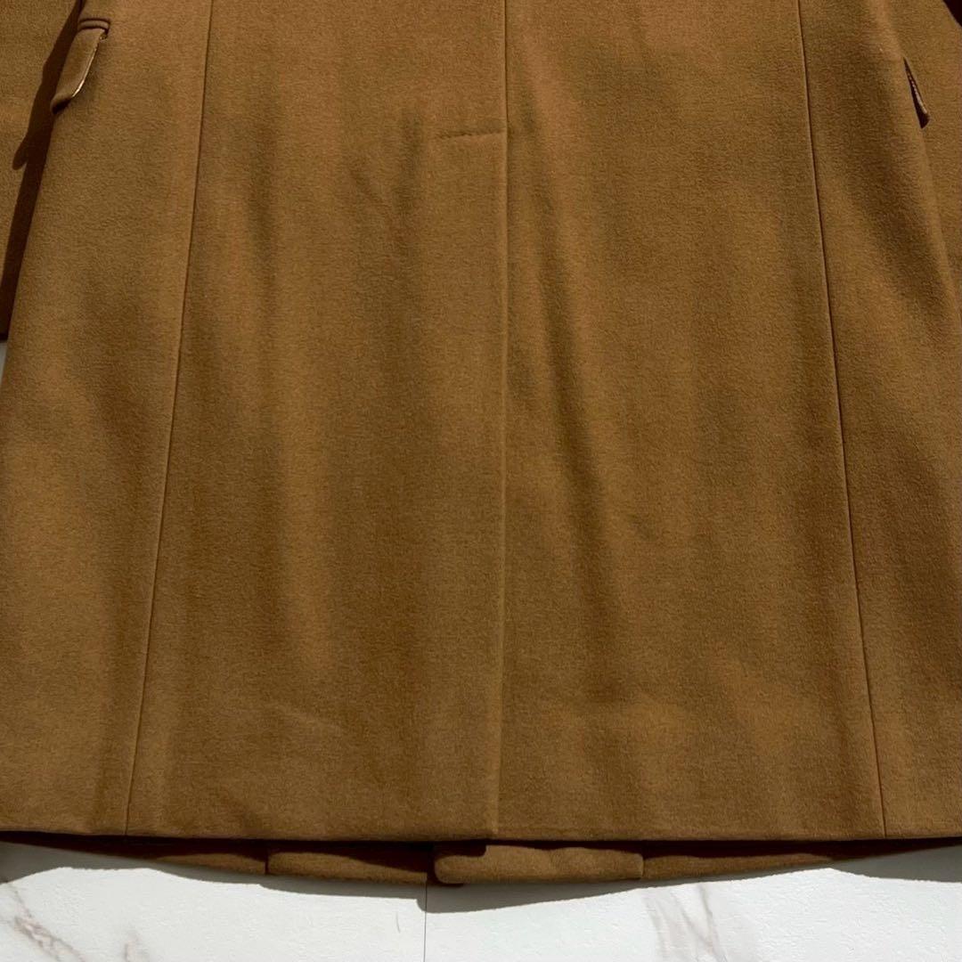 カシミヤ100% 極美品 PRADA チェスターコート キャメル XL 【201
