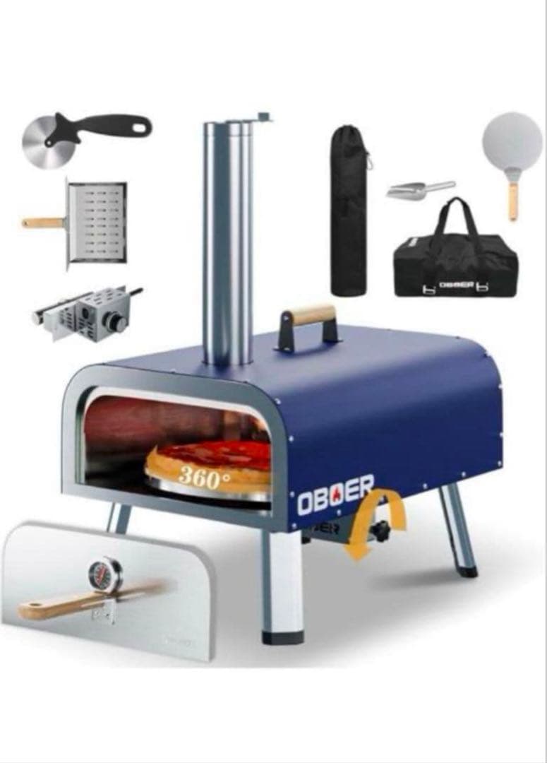 ピザ窯　バーベーキューアウトドアステンレスキャンプ調理器具