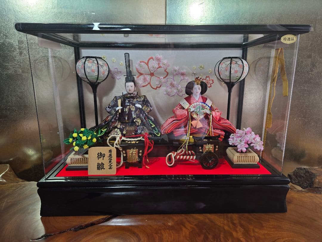 【一点限り】雛人形 ケース飾り　K3