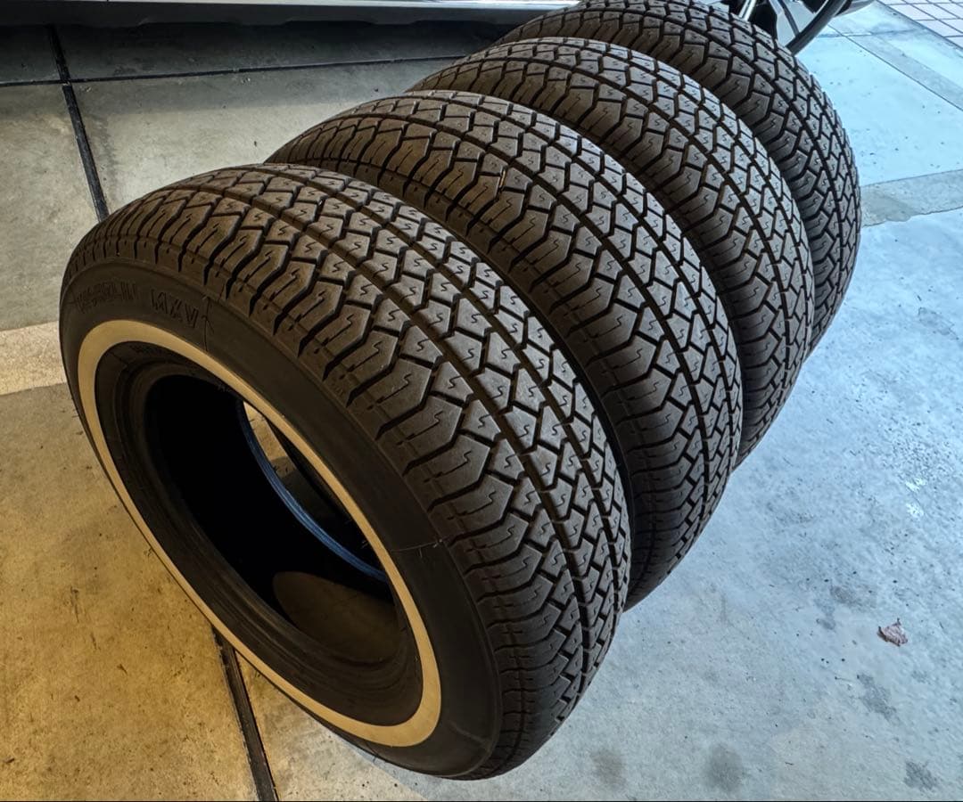 ミシュランMXV185R14 ホワイトリボン美品9分山4本セット2021年