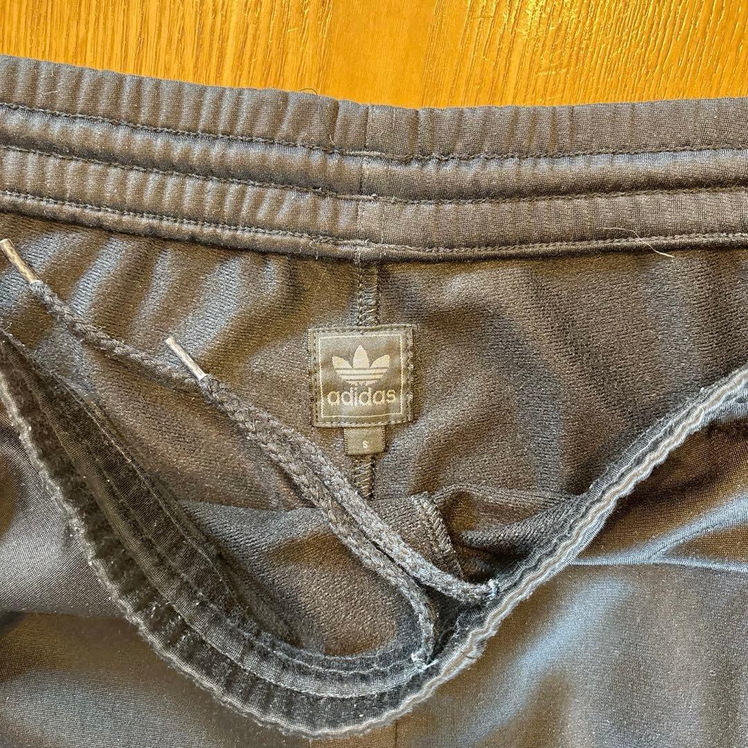 00s adidasoriginals トラックパンツ　定番ブラックS y2k