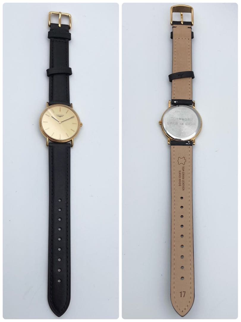 【稼働品】ロンジン クォーツ ゴールド 腕時計 新品電池