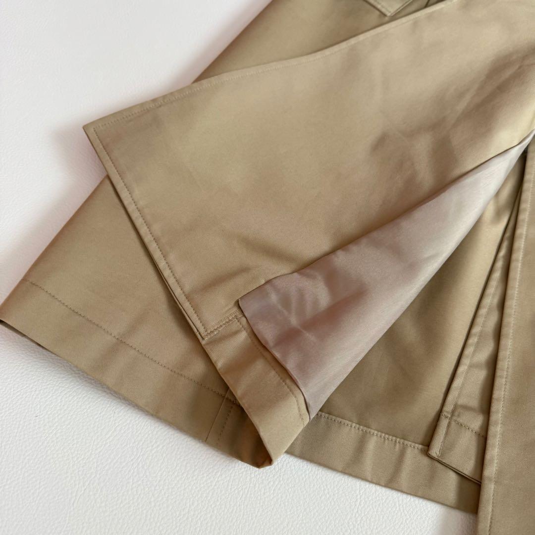 新品✨48サイズ✨23区　コットンポリエステルギャバジン ロングトレンチコート