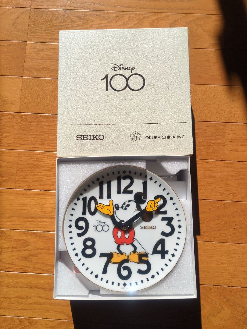 ディズニー記念クオーツクロックセット