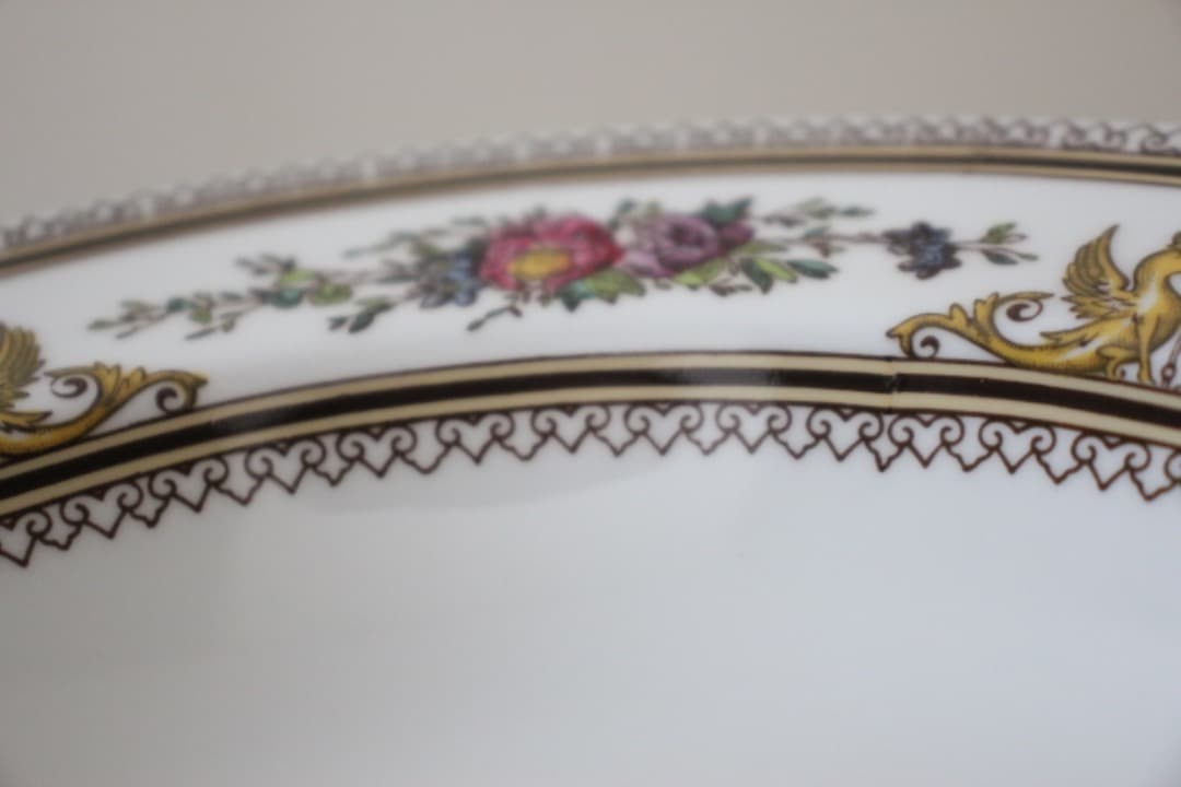 廃盤　WEDG WOOD　コロンビア　エナメル　スープボウル　深皿　６枚セット