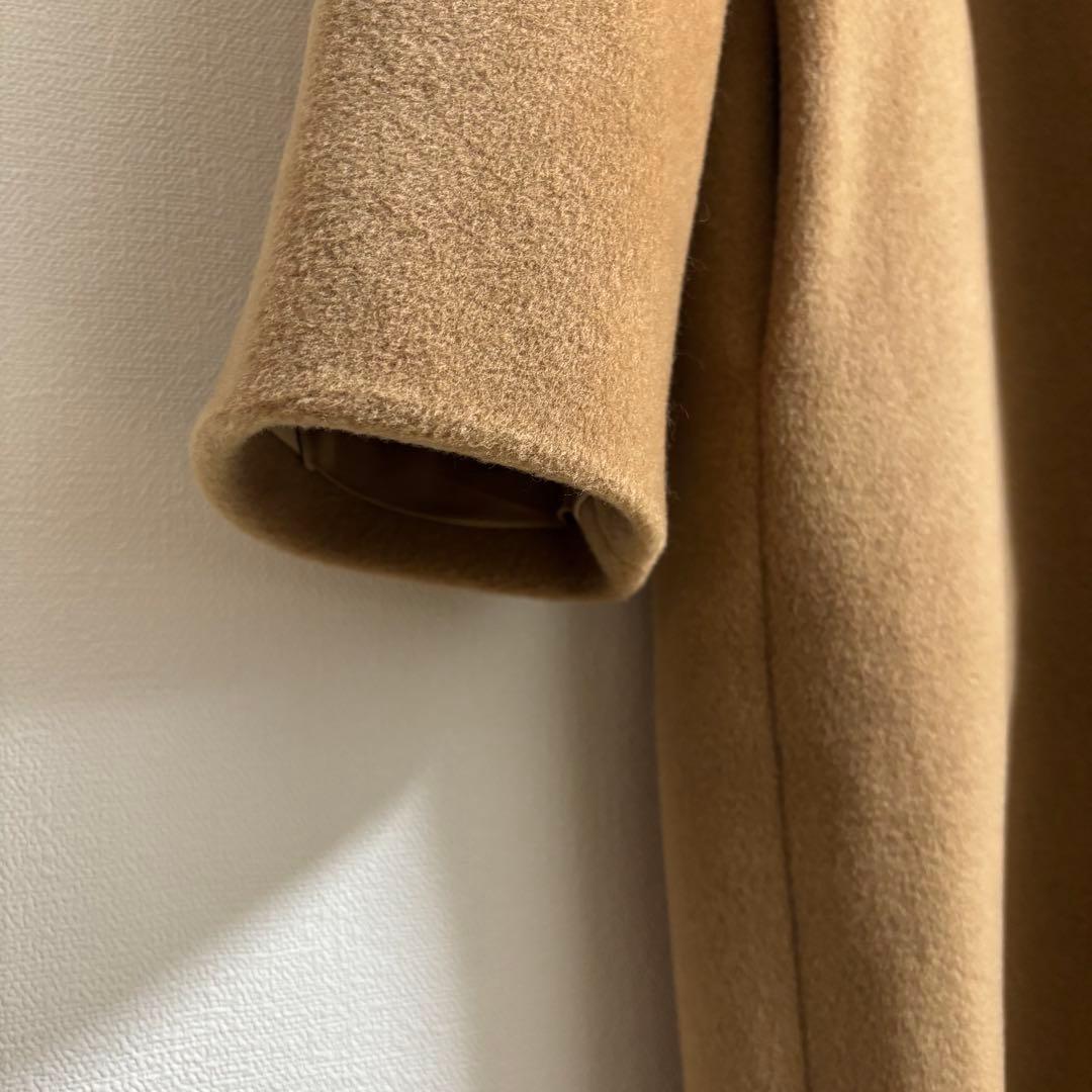 ⭐︎美品 マックスマーラ サイズ40 ベルテッドコート ロング丈 ヴァージンウール