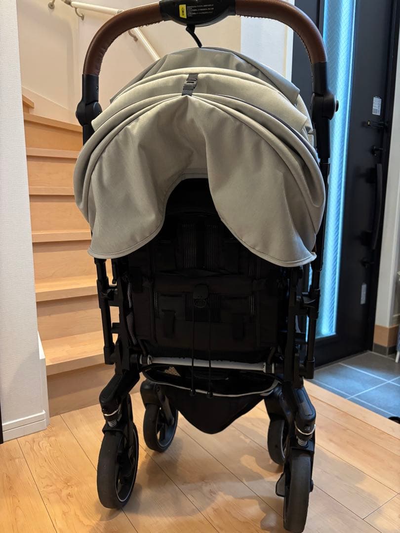 ピジョン　ベビーカー　ノートアール　専用レインカバー付　説明書あり