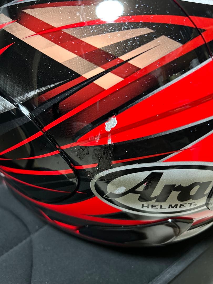 Arai フルフェイスヘルメット 赤黒 RX7