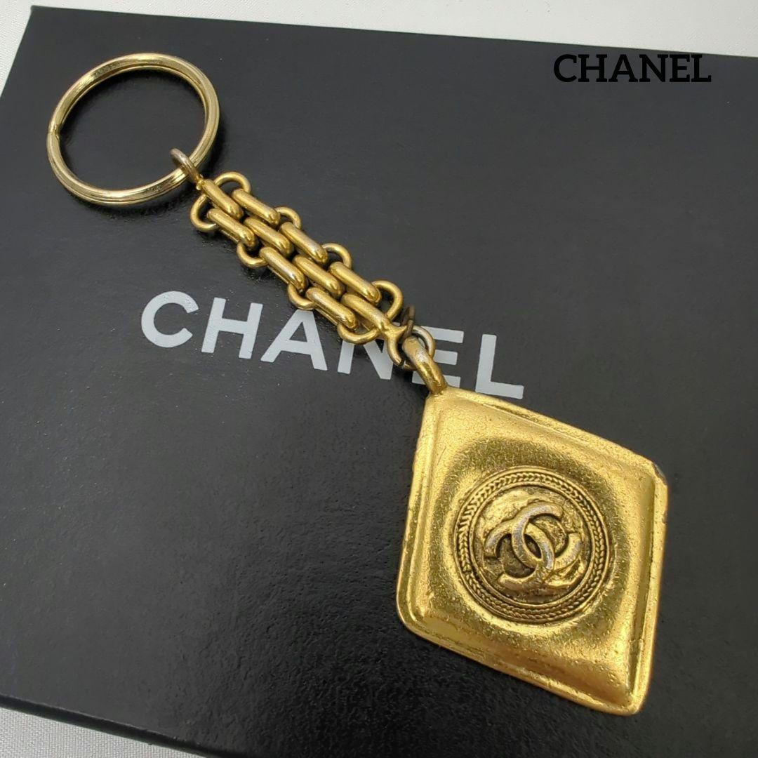 【正規品】CHANEL シャネル ココマーク チェーンキーホルダー キーリング