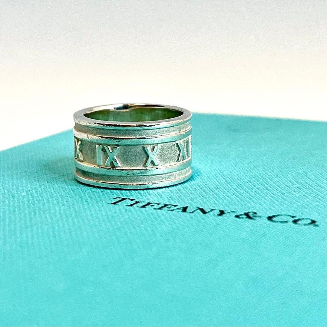 ティファニー アトラスリング ワイドリング ワイド リングシルバー925 14号