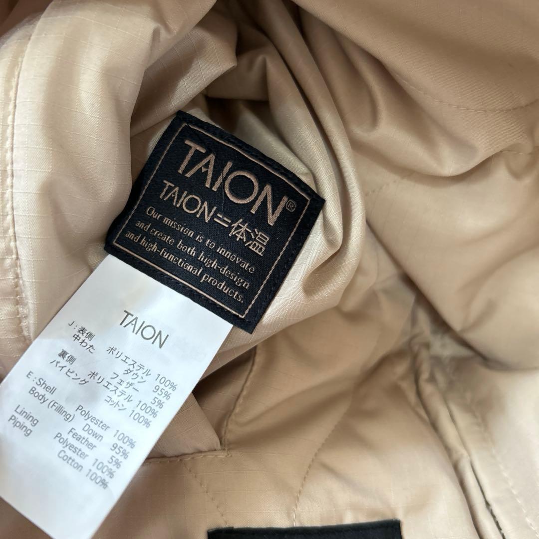 【WEB限定】【TAION/タイオン】別注ミリタリーリバーシブルダウン