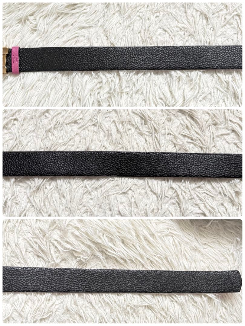 未使用級　フェラガモ　ダブルガンチーニ　ベルト　ビッグバックル　リバーシブル