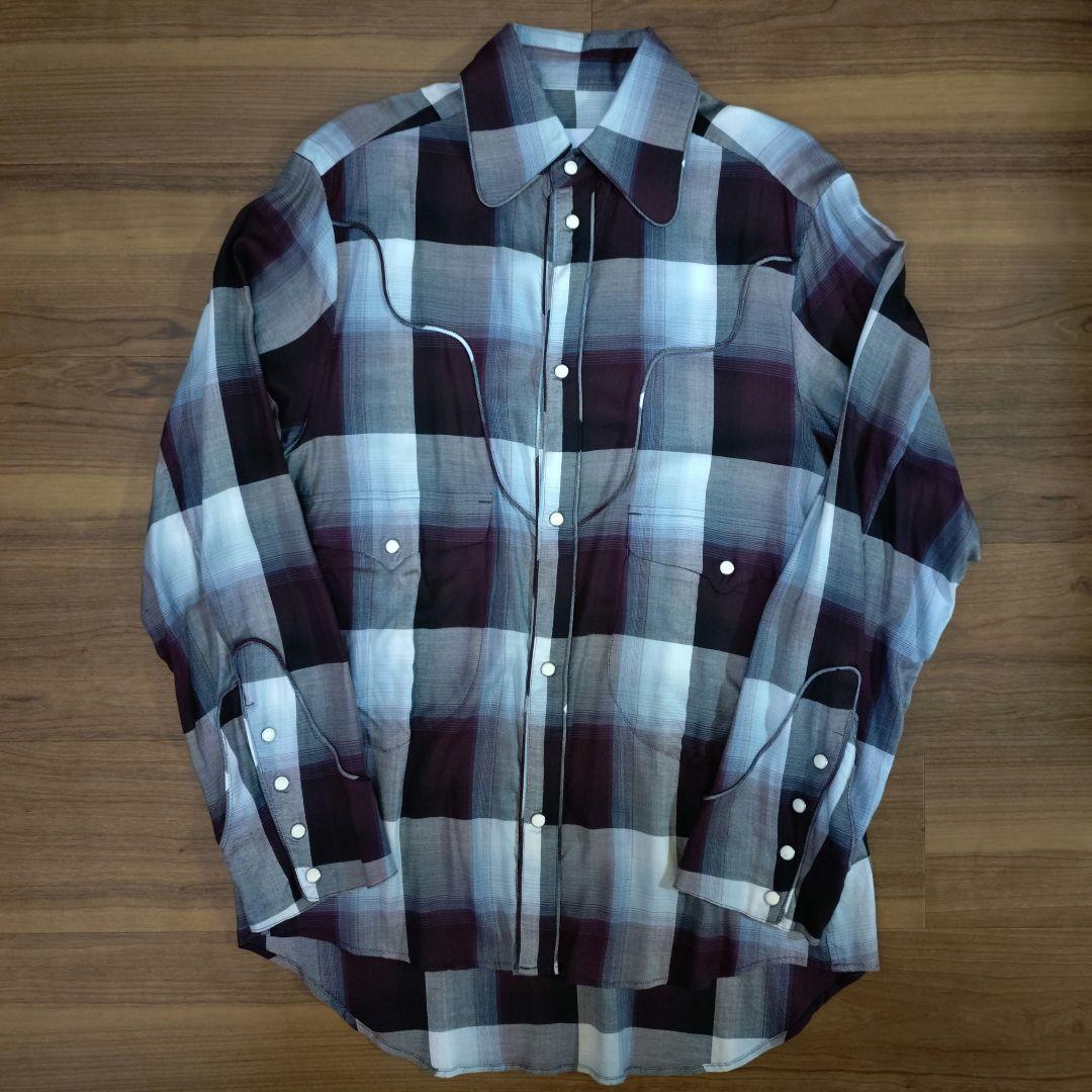 SUGARHILL　オンブレ　レーヨン　シャツ