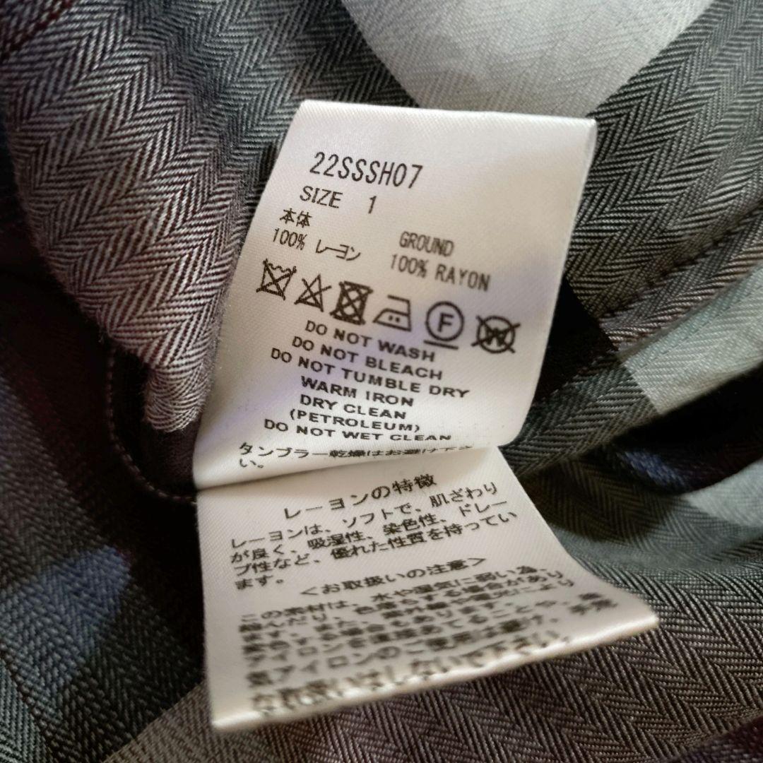 SUGARHILL　オンブレ　レーヨン　シャツ