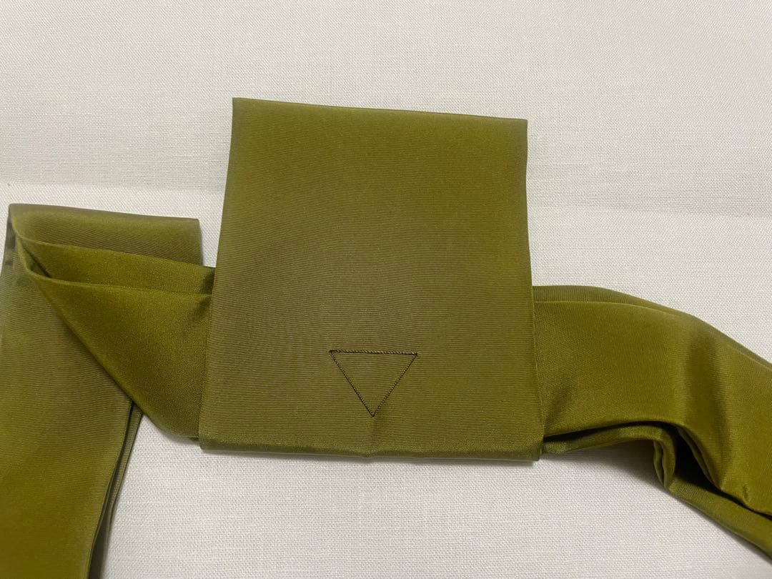 【tucci】正絹　臨済宗　1尺絡子（苔色・チャコールグレー）