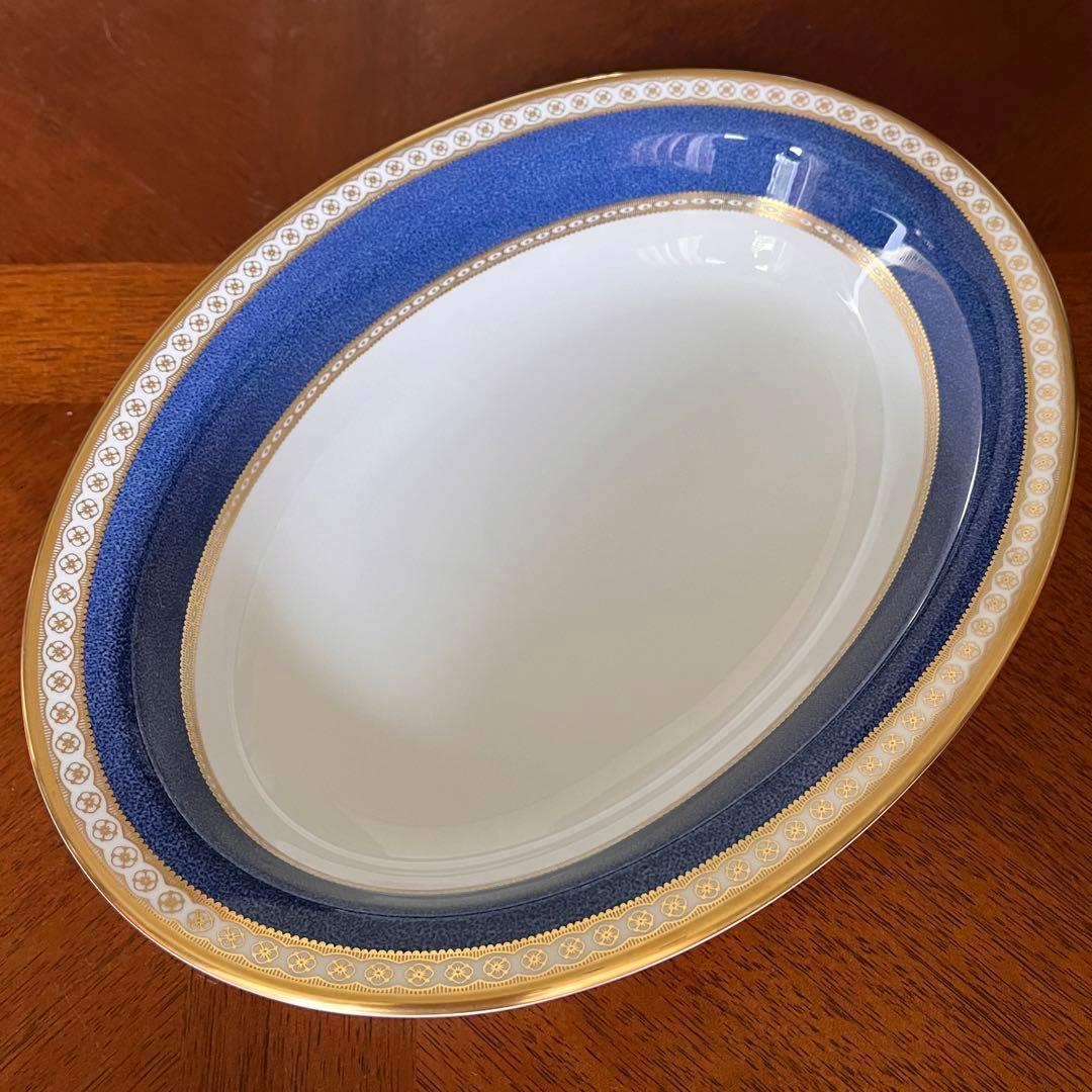 【希少品】ウェッジウッド★ユーランダーパウダーブルー★オーバルボウル