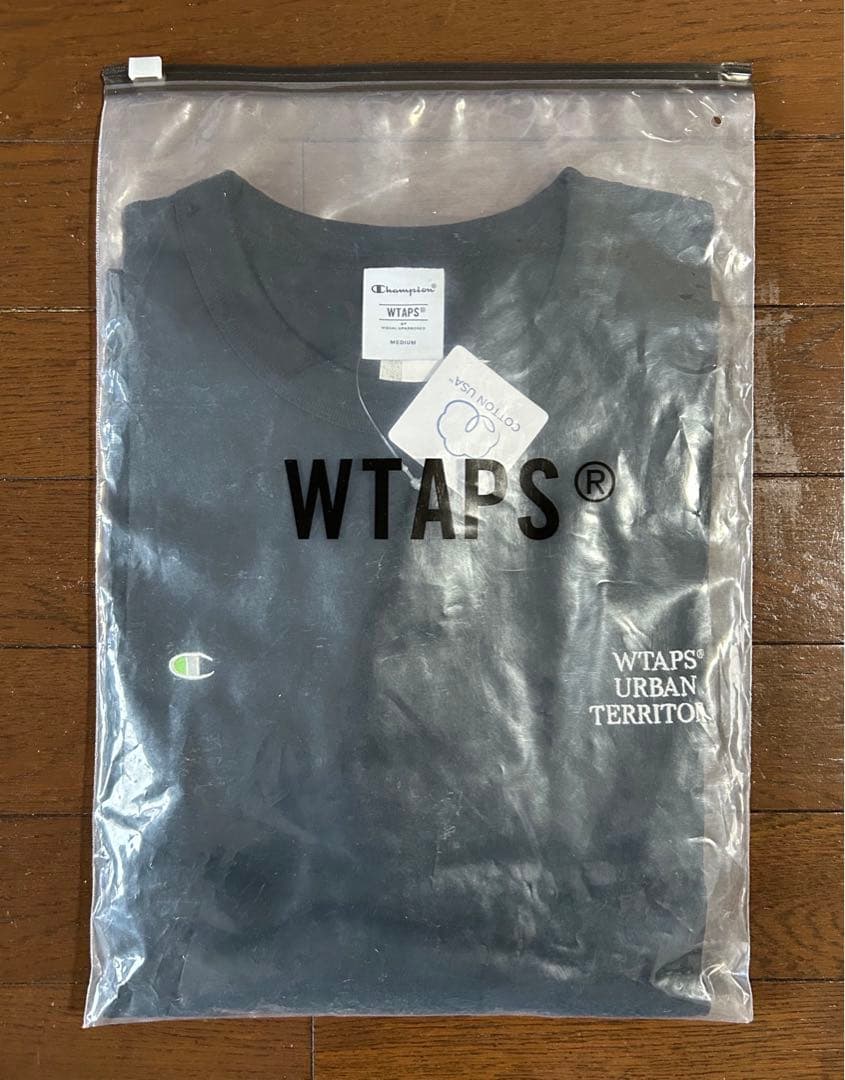 新品 WTAPS Champion ACADEMY 長袖Tシャツ 黒 Mサイズ