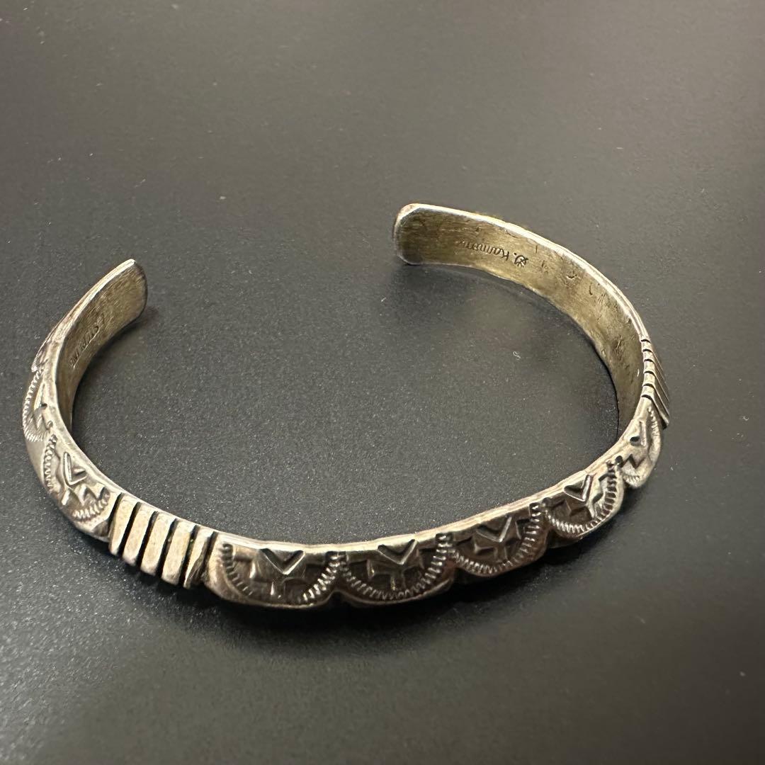 Navajo Geneva Ramoneスタンプワーク トライアングル バングル