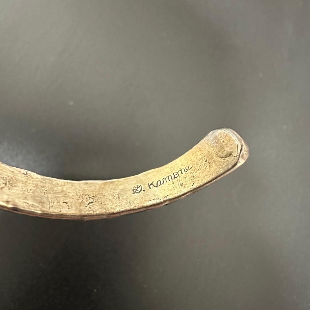 Navajo Geneva Ramoneスタンプワーク トライアングル バングル