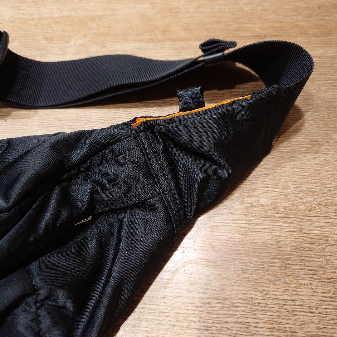 【美品廃盤ポーター】タンカー ウエストバッグL ブラック 日本製 送料込