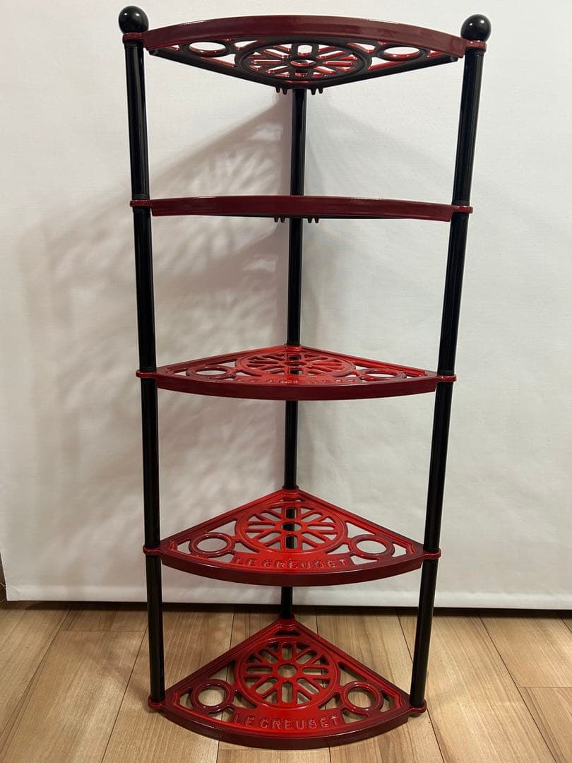 LE CREUSET(ル・クルーゼ)_ポットスタンド(赤)_5段