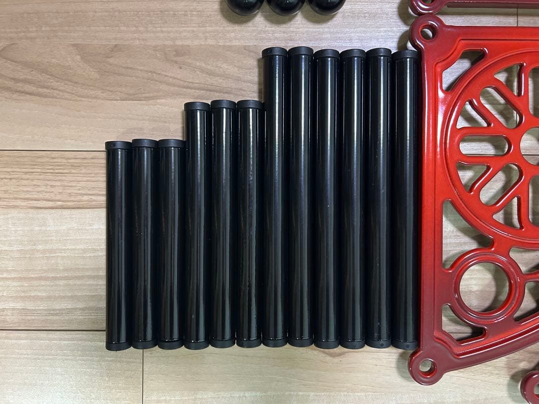 LE CREUSET(ル・クルーゼ)_ポットスタンド(赤)_5段