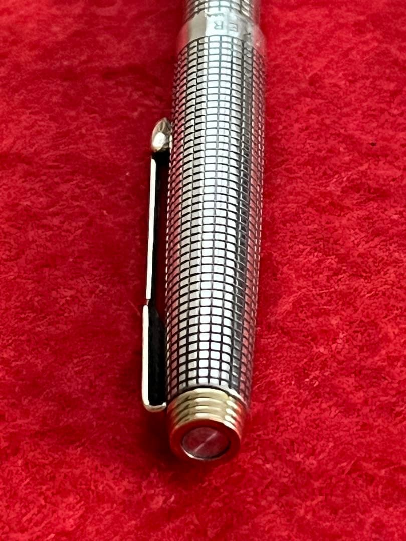 パーカー75ボールペン シズレ スターリングシルバー ❗️リフィル新品‼️