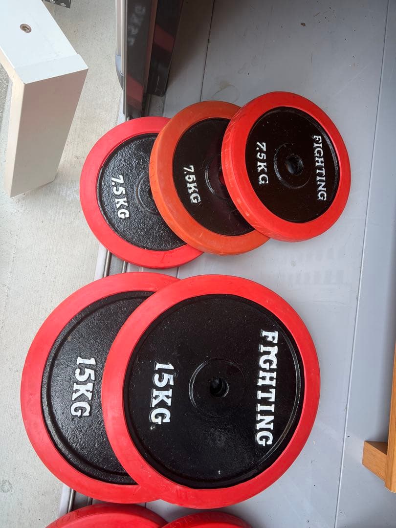 ファイティングロード プレート15、10キロ2枚