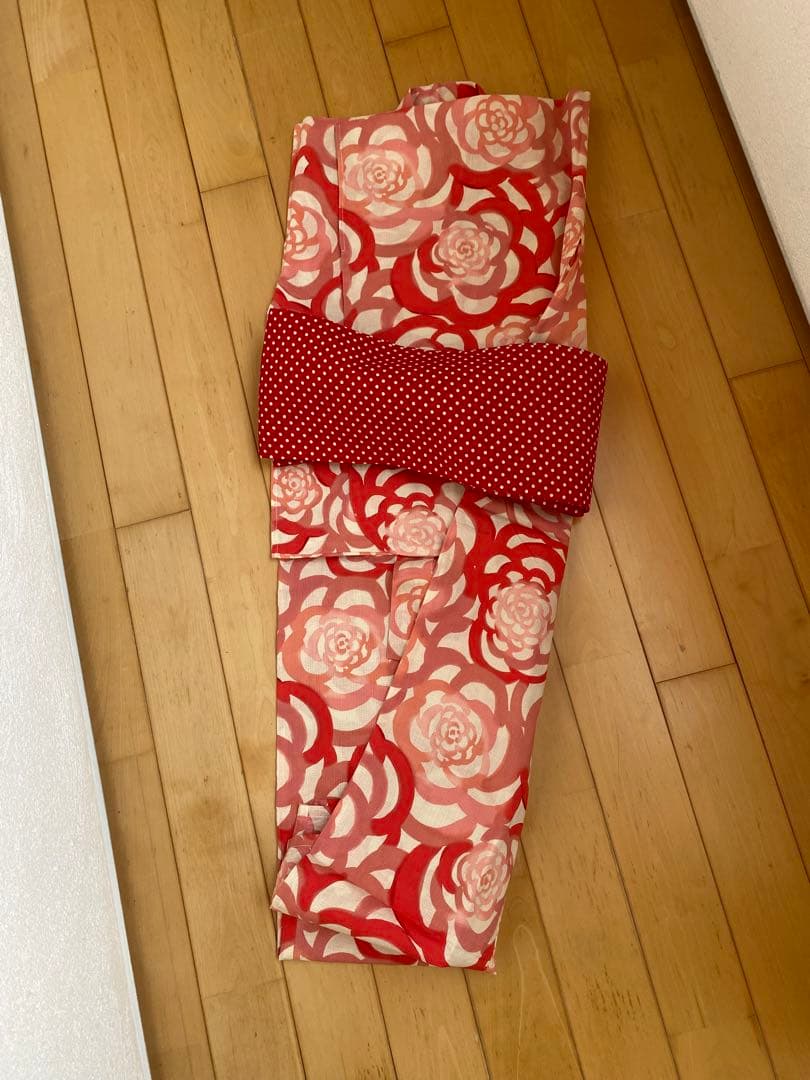 ツモリチサト130 浴衣　女の子　薔薇柄