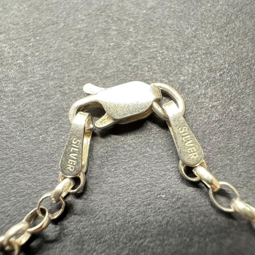【56㎝ silver925】ロールチェーンネックレス