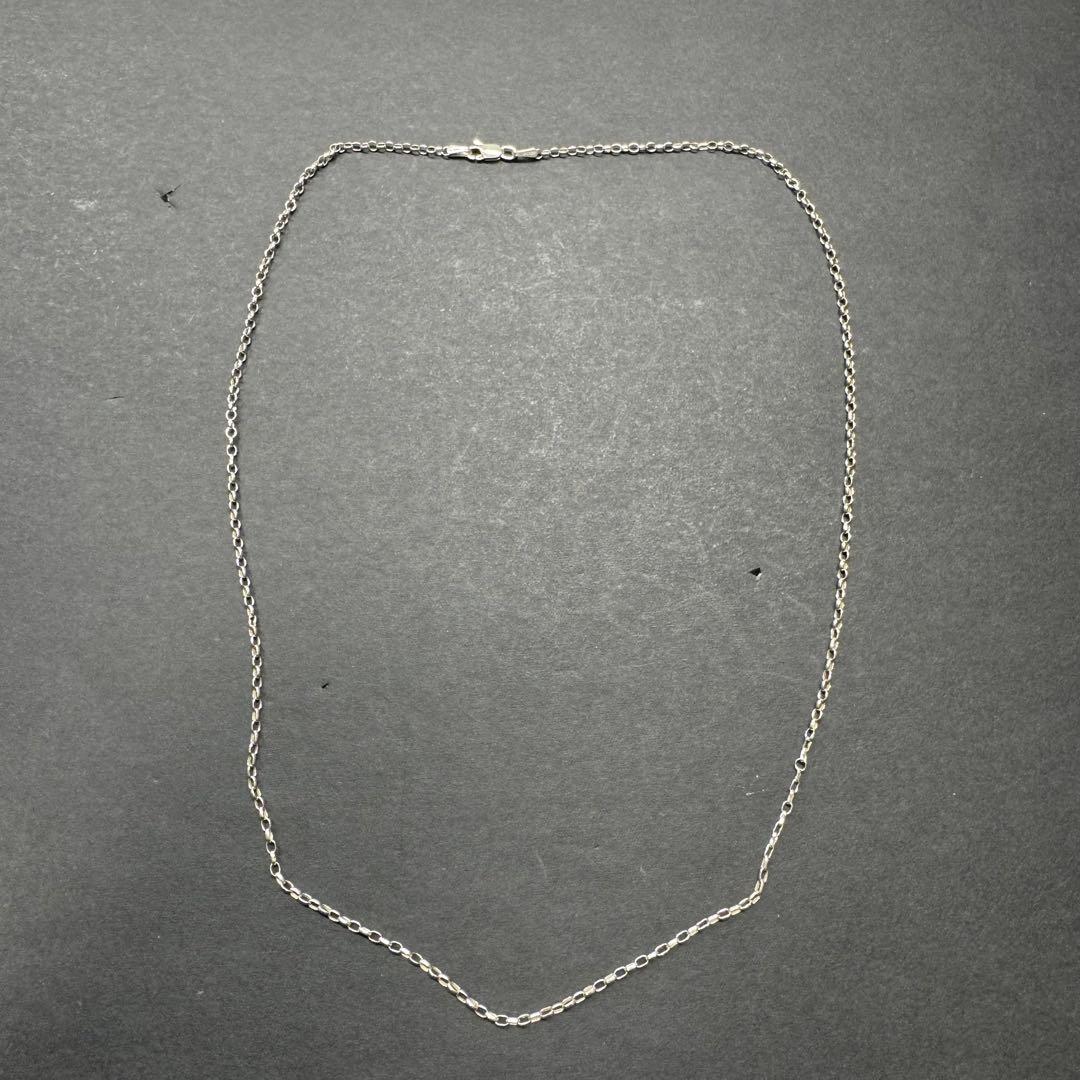【56㎝ silver925】ロールチェーンネックレス