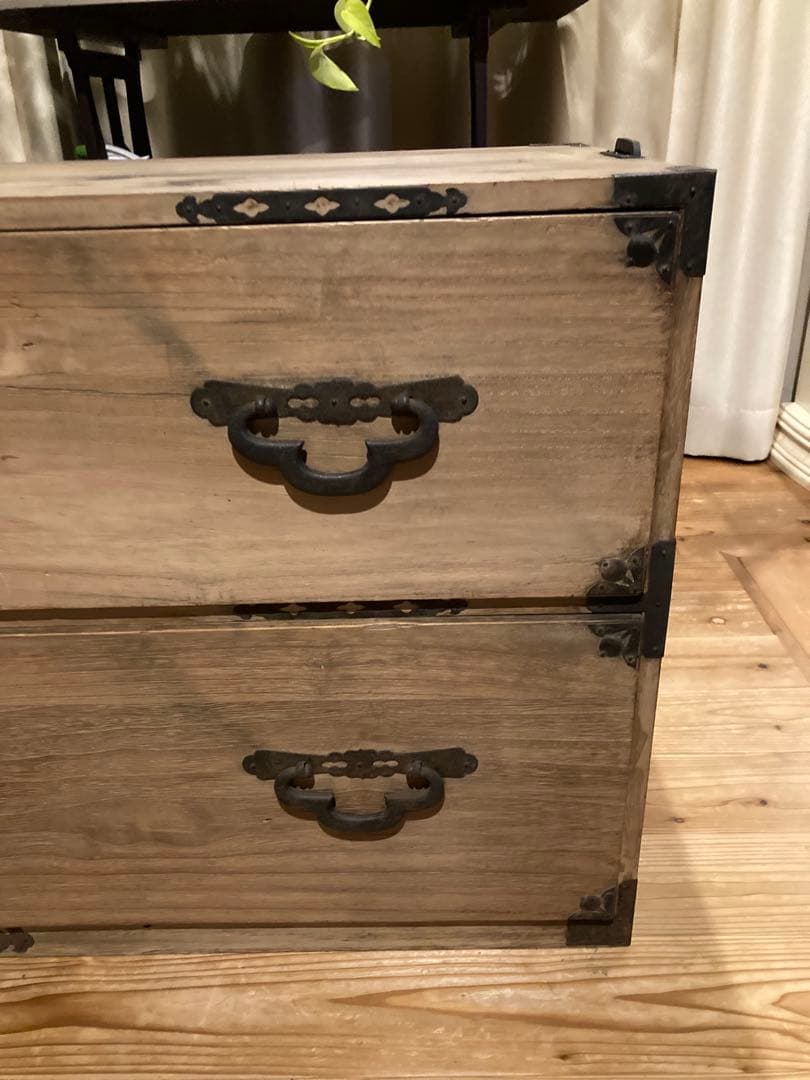 昭和レトロ　桐箪笥　時代家具　着物箪笥　②