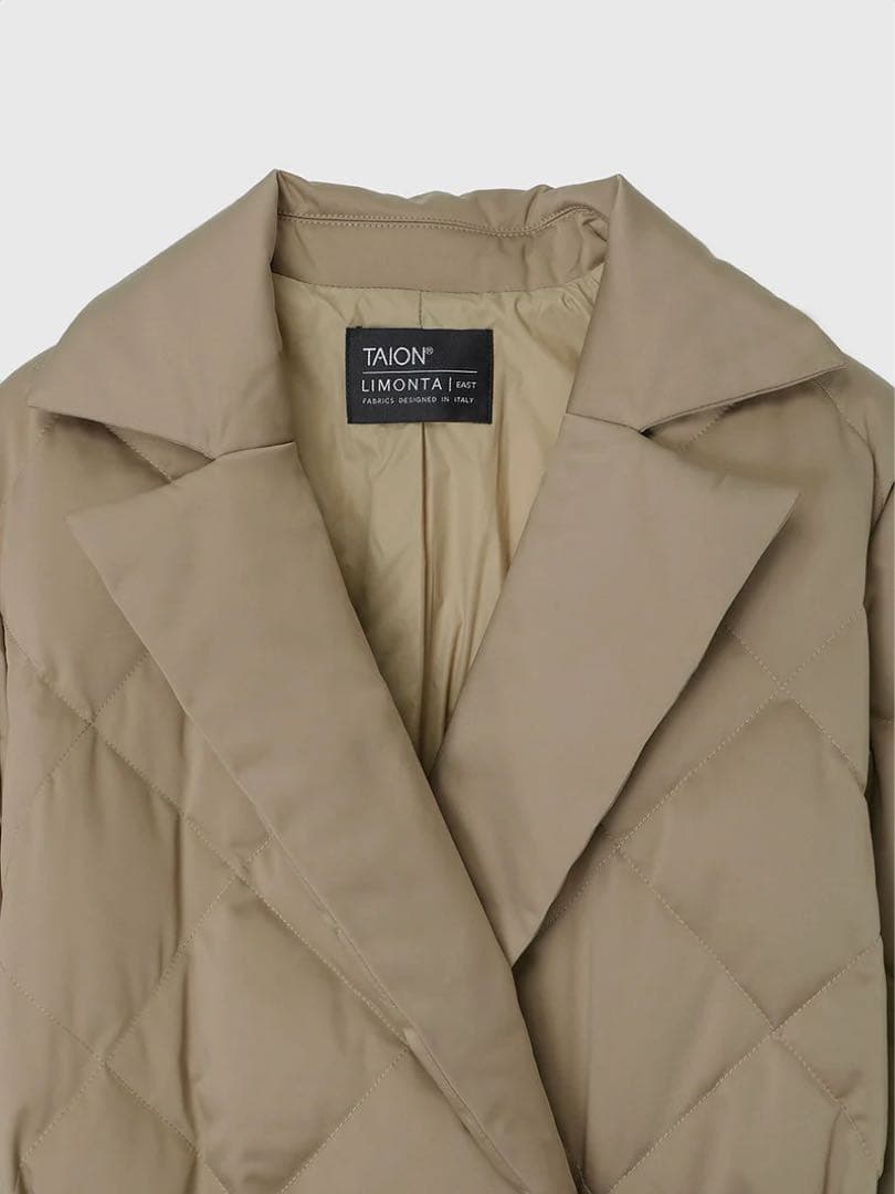 【2025aw完売品】TAION anuans コラボ　チェスターロングダウン