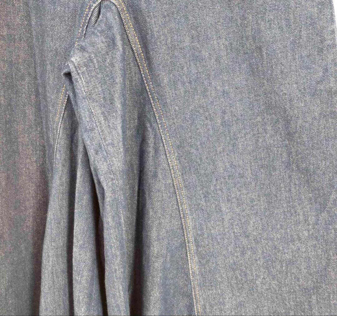 MM6 Maison Margiela 17SS カットオフ ワイドデニムパンツ