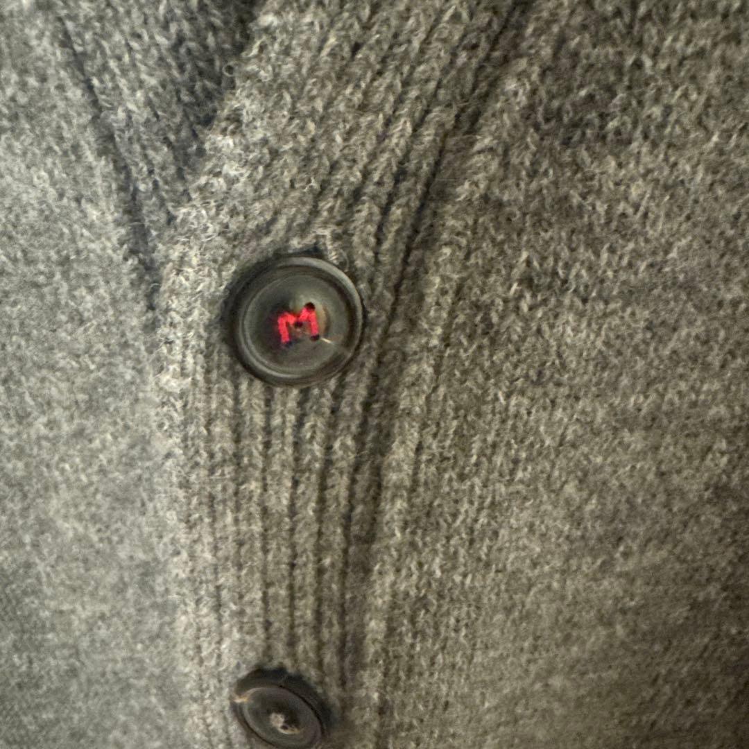 メゾンマルジェラ エルボーパッチ カーディガン グレー S マルジェラ