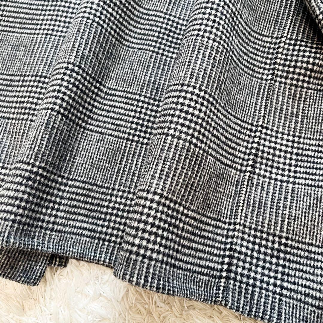 専用24年 BEAUTY&YOUTH リバーコート 千鳥格子 ダブルフェイス