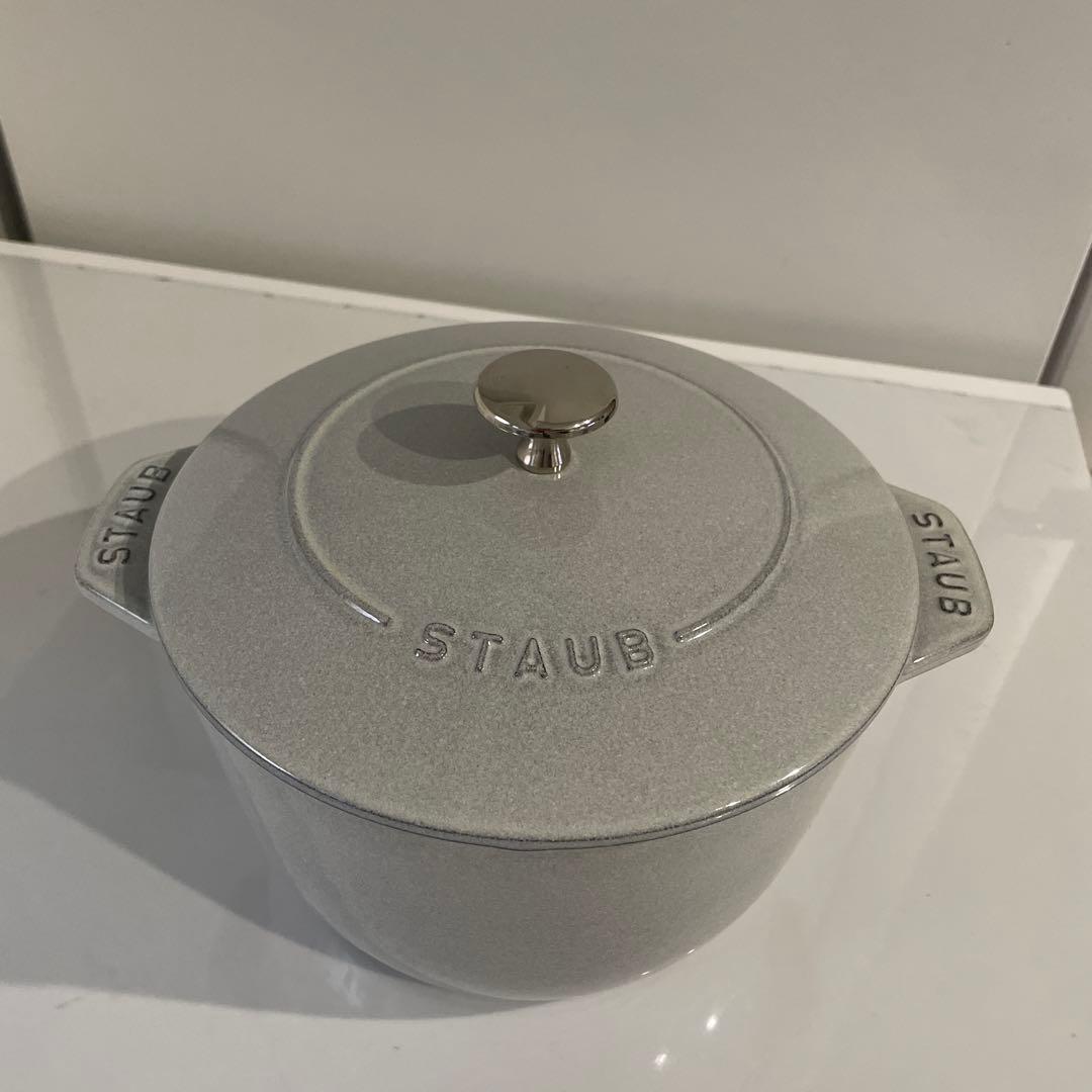 staubストウブ ファミリーライスココット グレー20cm