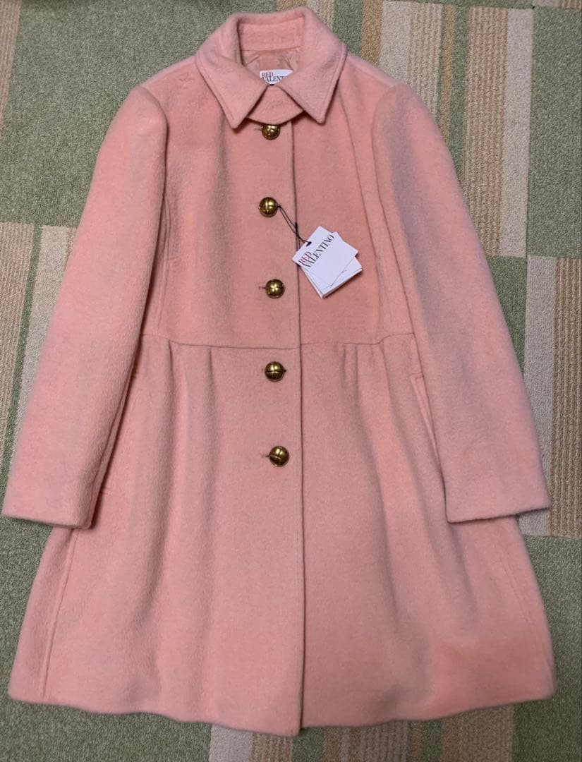 レッドヴァレンチノ　コート　ピンク　Lサイズ