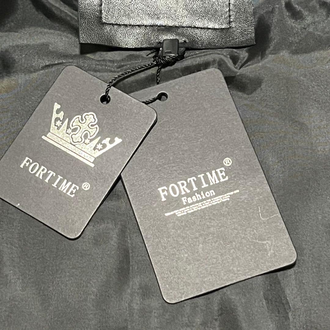✨新品 未使用✨ FORTIME ライダース ジャケット ラムレザー 羊革 XL