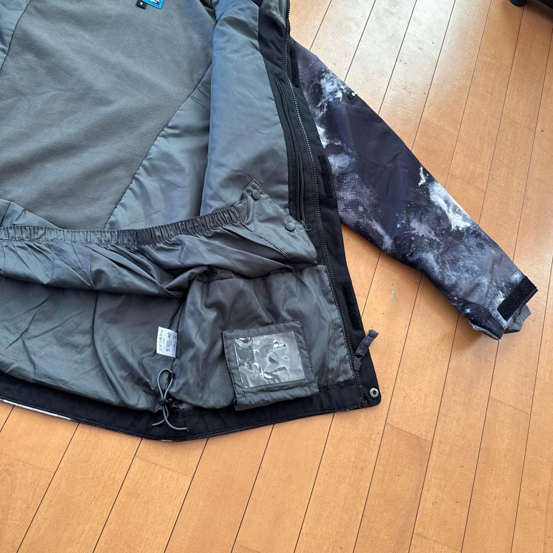 ARBN スノーボードウェアセット 160cm黒と白の雲模様