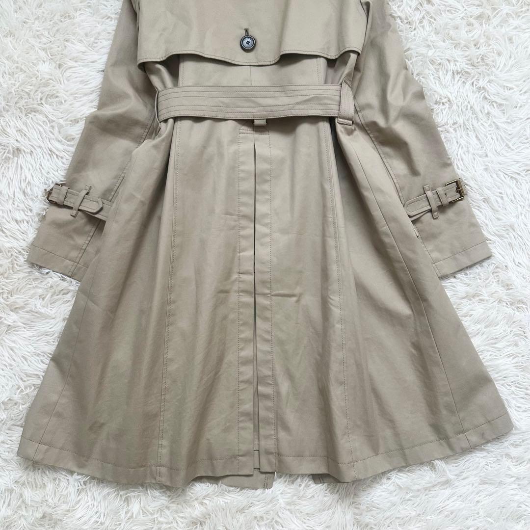 バーバリーブルーレーベル ライナー付 トレンチコート メガチェック ベージュ M