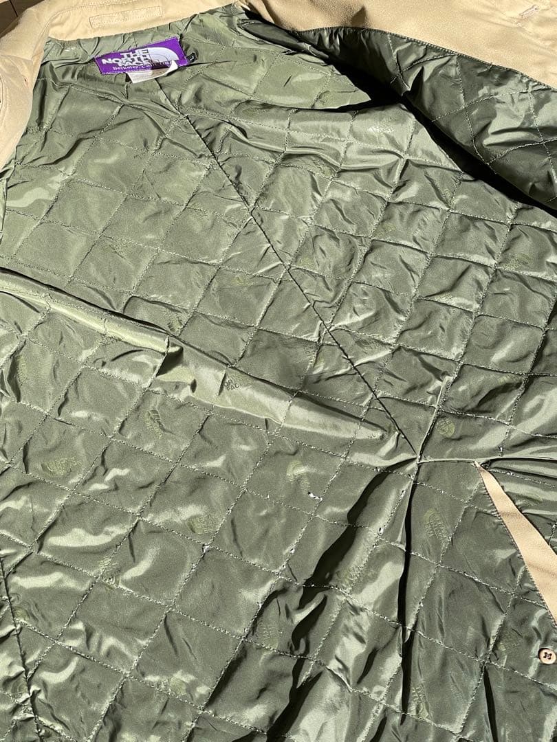 ノースフェイスパープルレーベル　ステンカラーコート