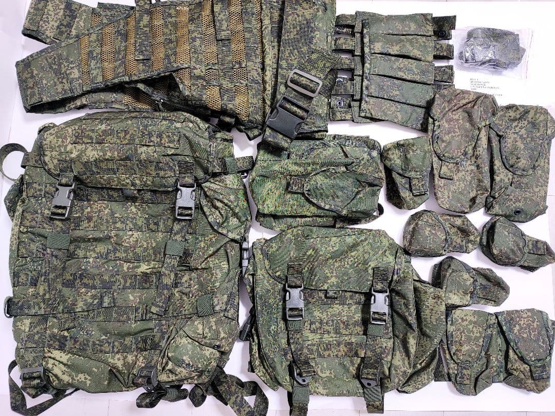 ロシア軍 実物 6sh117 3Gen セット タクティカルベスト バックパック