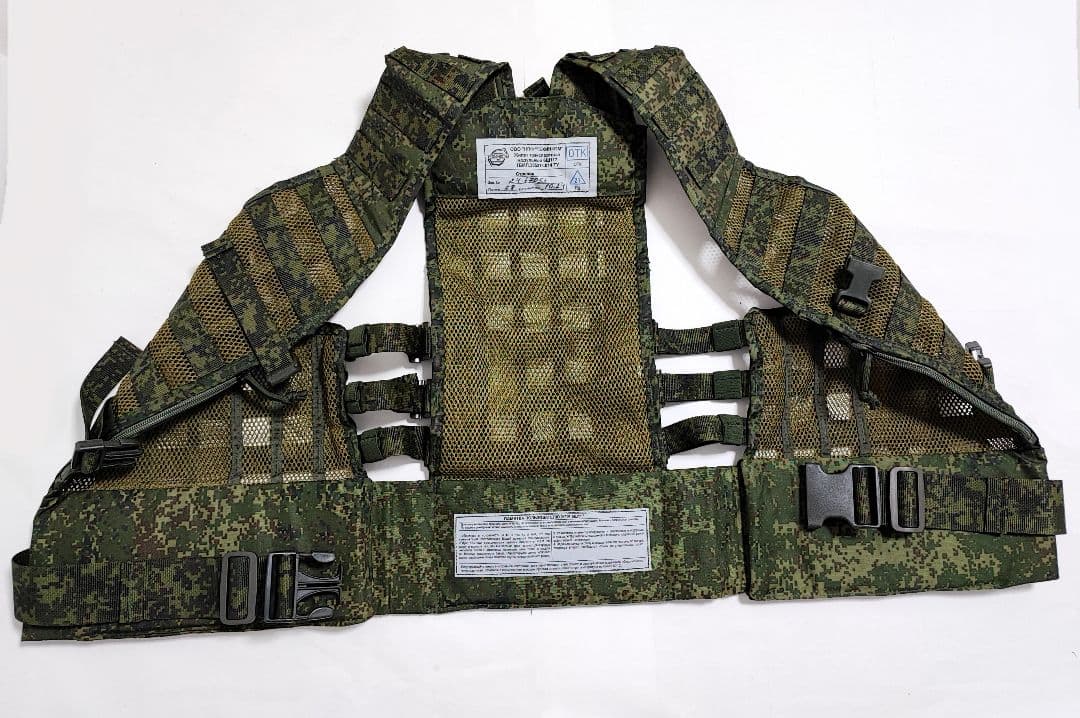 ロシア軍 実物 6sh117 3Gen セット タクティカルベスト バックパック