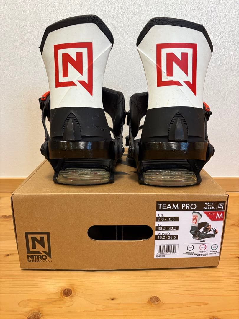 Nitro TEAM PRO スノーボードビンディング M