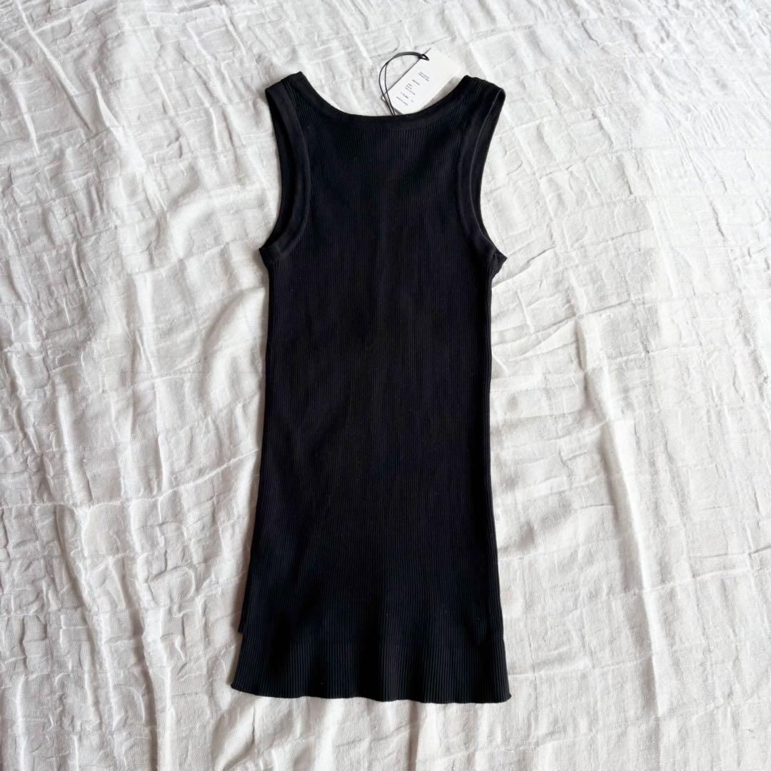 【新品未使用タグ付】 オーラリー ハイゲージリブタンク タンクトップ