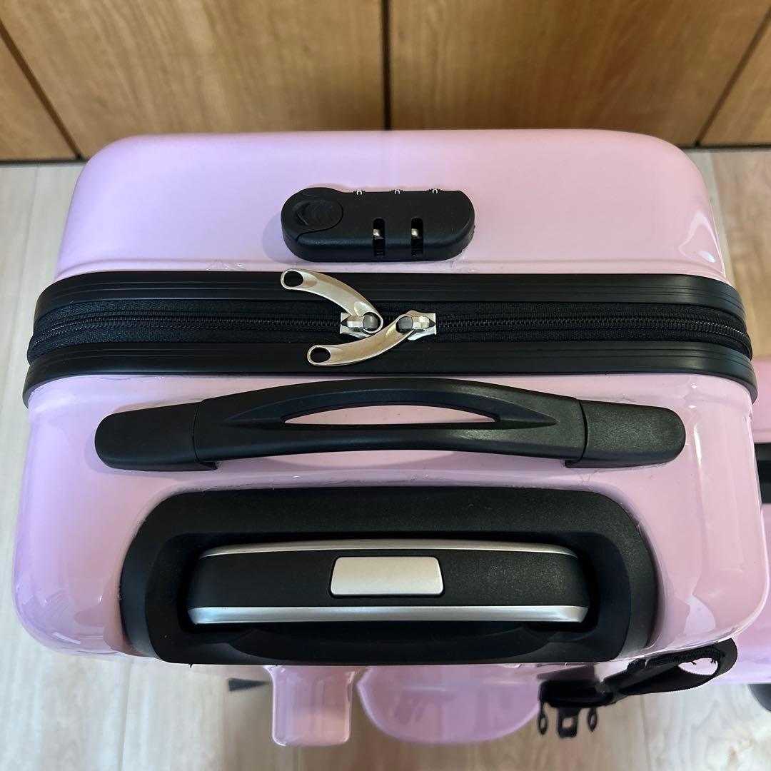 [NORICCO]ノリッコ子どもが乗れるキャリーケース　ベビーピンク