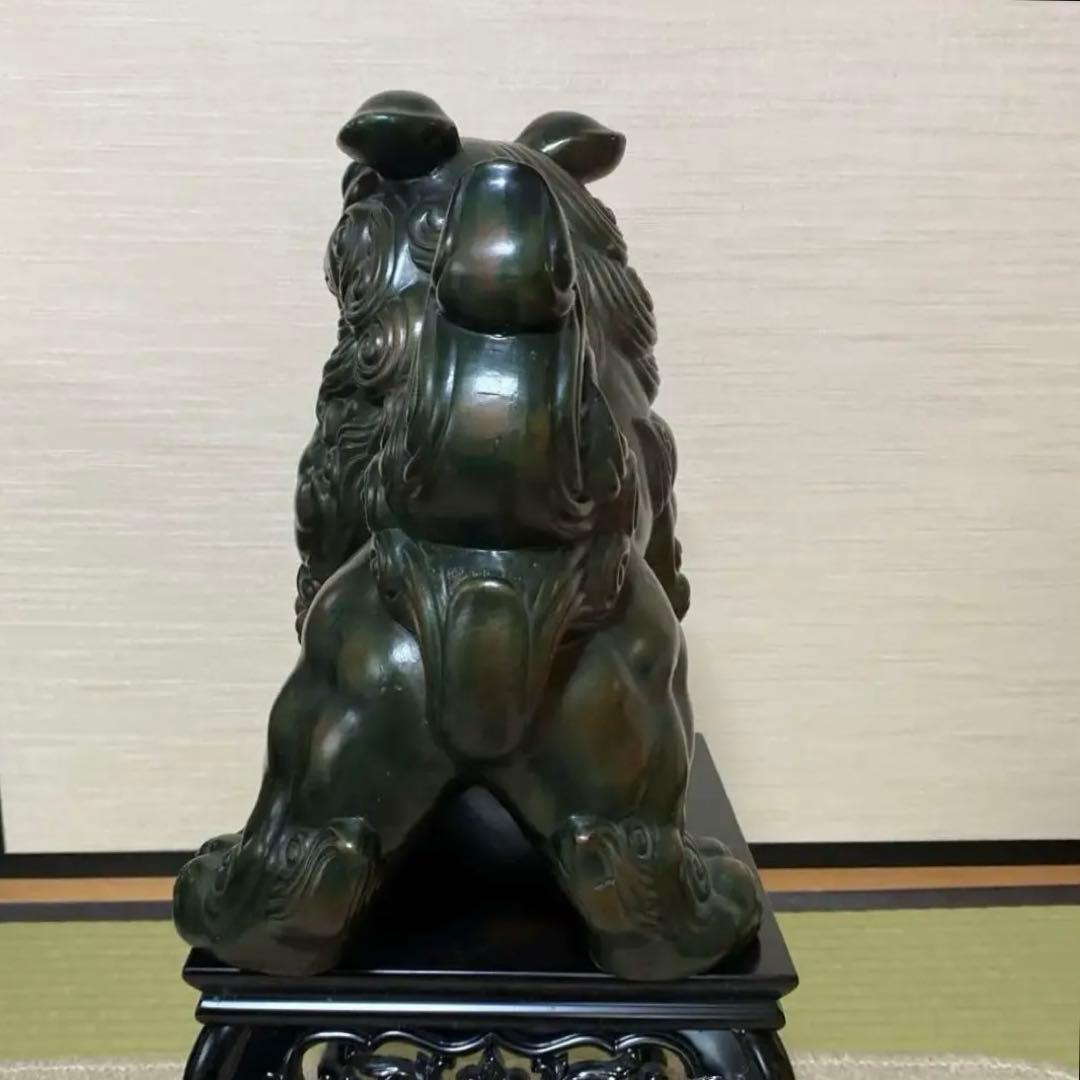 獅子の置き物　玉乗り 縁起物　骨董品